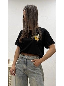 Camiseta platano negra