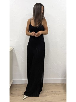 Vestido largo negro