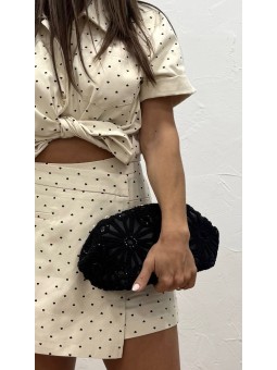 Bolso crochet negro